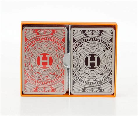 hermes playing cards buy|hermes oversized card set.